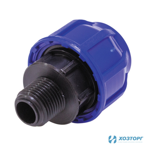 Муфта переходная 50х1 1/2", наружная резьба ПНД DAMENTO (1/80)