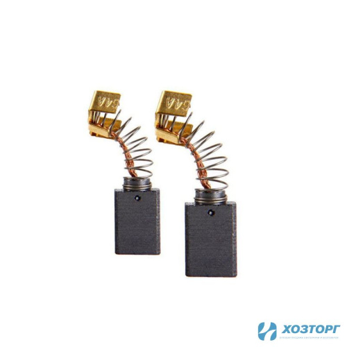 Щетка угольная  5х8х11 Пружина пятак-зацепы,металл.корпус