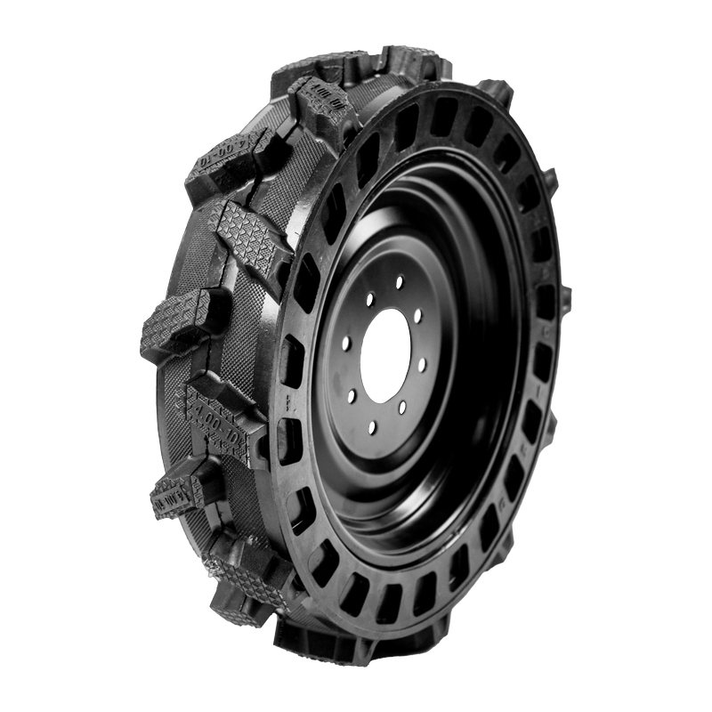 Колесо к МОТОБЛОКУ ЦЕЛЬНОЛИТОЕ 4.00-10 СИЛАЧ, диск 8 отверстий, цена за штуку (2/56)