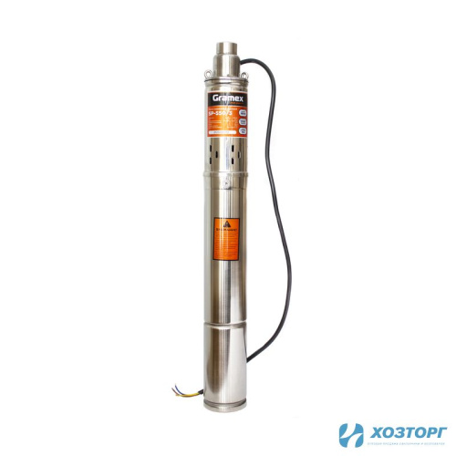   Винтовой скважинный насос  GRAMEX SP-550/3, 550Вт, ⌀75мм, напор 90м, подключение 1" кабель 1 м (1/1)