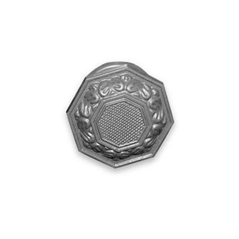    Ручка-кнопка 08-Ш-001 (серебро) 00006282 (1/40)