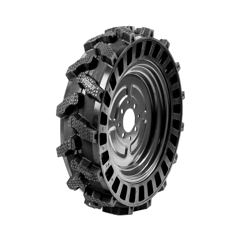 Колесо к МОТОБЛОКУ ЦЕЛЬНОЛИТОЕ 22*5.00-12 ПОЛЕСАД, диск 8 отверстий, цена за штуку (2/2)