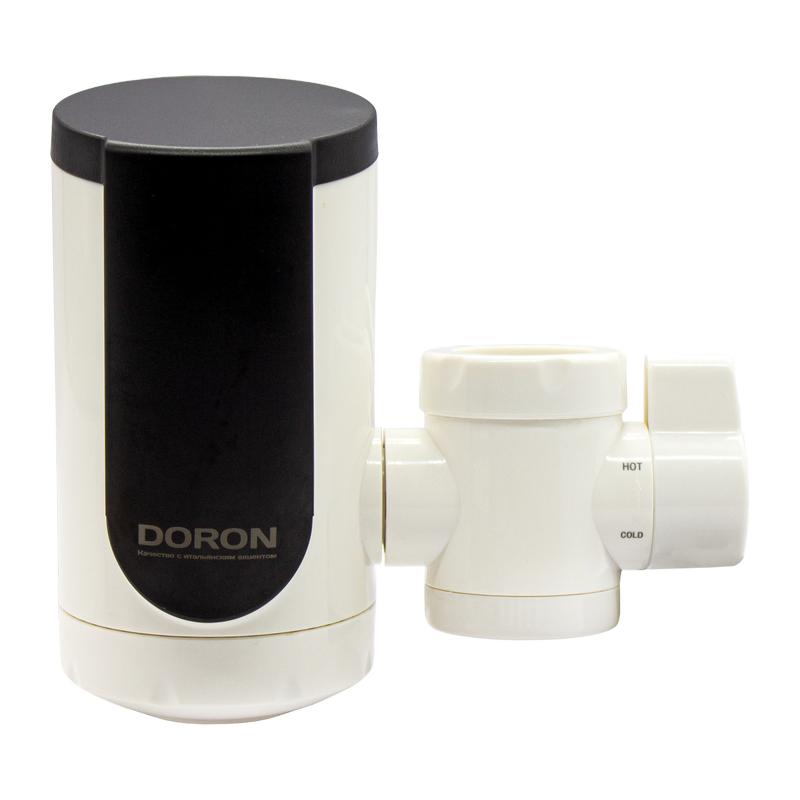Водонагреватель проточный на кран 3000Вт нагрев. до 60С DORON HF-09D (1/10)