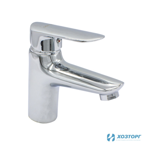 Смеситель  д/умывальника DORON DL 2333, шаровый, хром, излив короткий, п/ш (1/10)