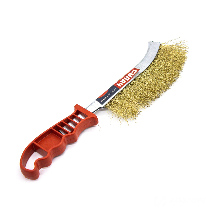 Щетка металлическая СИЛАЧ строительная, 240 мм (12/120)