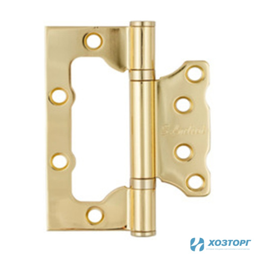 Петля накладная S-Locked B-100*75*2,5 -2ВВ -G золото (цена за одну штуку) 120320 (2/100)