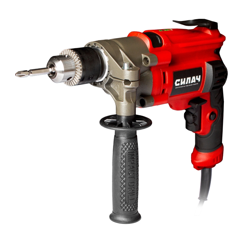 Дрель электрическая ударная  СИЛАЧ ДЭУ-13.950 (950Вт, 0-3000 об/мин, 0-42000 уд/мин) (1/10)