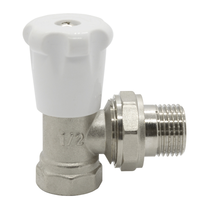 Вентиль ручной простой угловой 1/2" В-Н DORON (12/96)