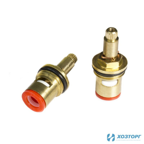 Кран-букса  1/2 керамика, 20 шлиц, с резьбой под крест 180 градусов, DORON D412  пара(цена за 1 штуку)(2/500)