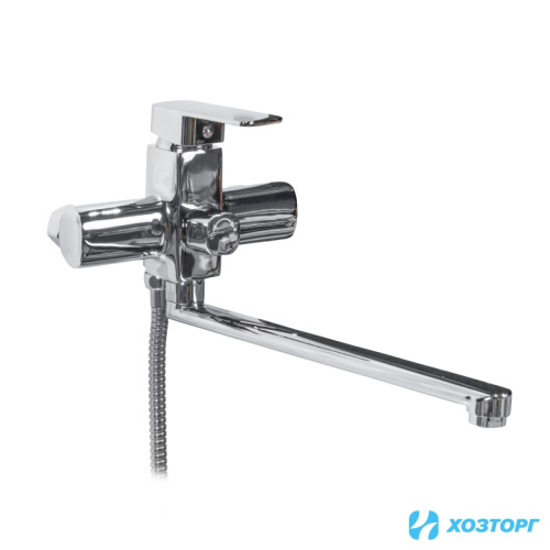 Смеситель  д/ванны DORON DВ 2146-30L, шаровый, хром, излив 300 мм, лейка 1 режим (1/10)