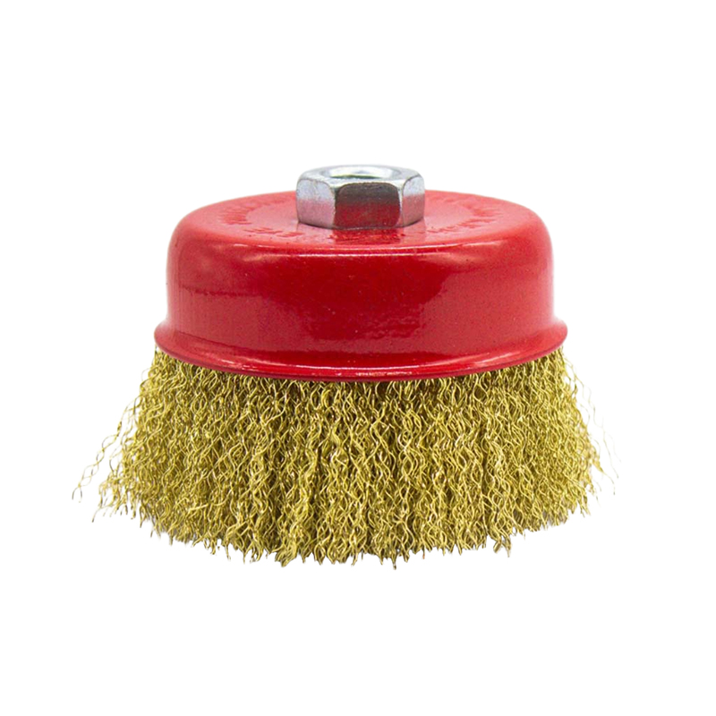 Щетка металлическая для УШМ  СИЛАЧ 100мм/М14, чашка, волнистая (1/50)