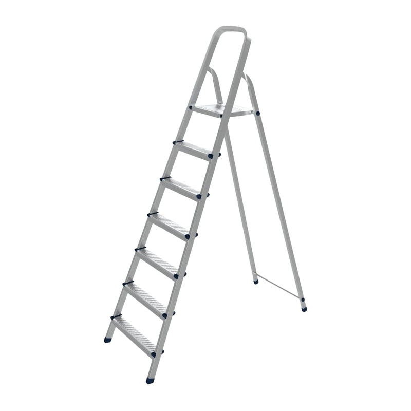 Стремянка 7 ступений оцинкованная П061/7 (1/26)