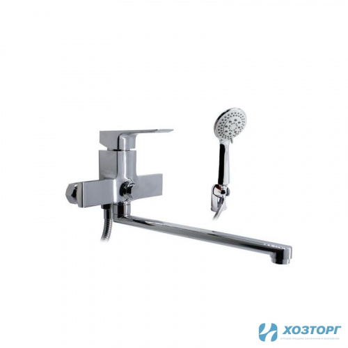 Смеситель  д/ванны DAMENTO FLORA  BA01.50, шаровый, хром, излив 300 мм, лейка 3 режима (1/10)