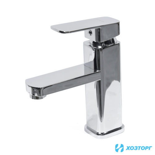 Смеситель  д/умывальника DORON DL 2346-N, шаровый, хром, излив короткий, п/г (1/10)