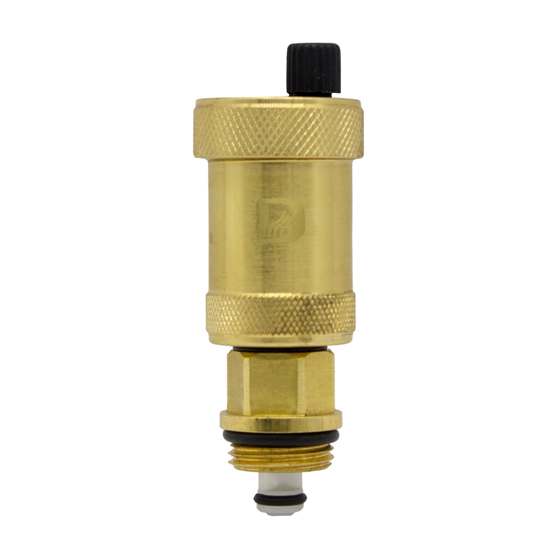 Воздухоотводчик автоматический 1/2"  прямой с обратным клапаном Damento Clima (1/100)