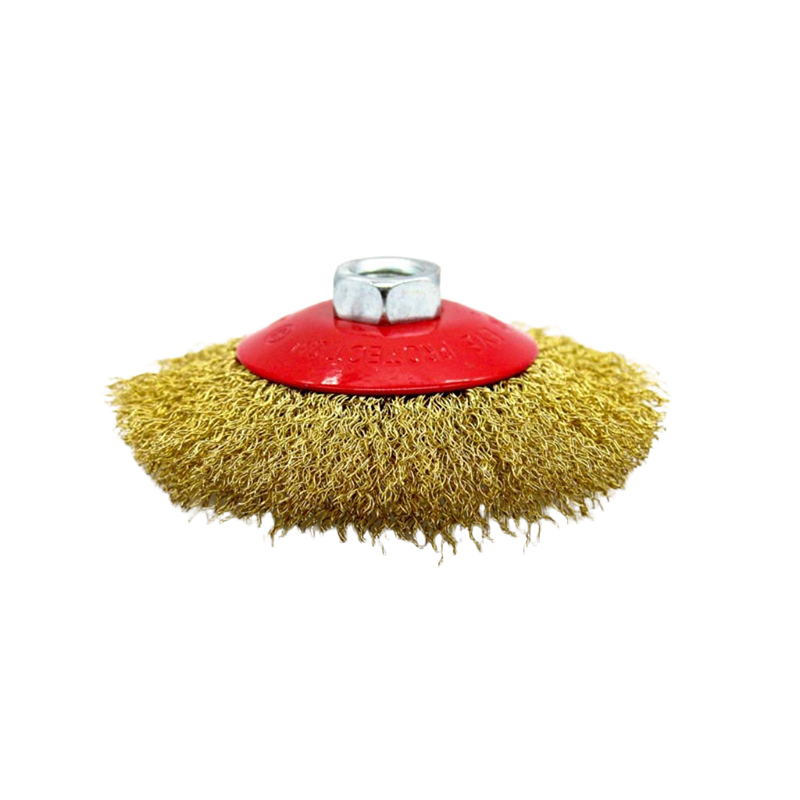 Щетка металлическая для УШМ СИЛАЧ 115мм/М14, тарелка, волнистая (1/100)