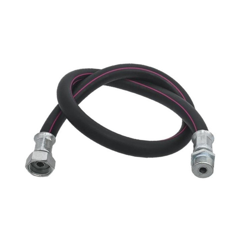 Газовая подводка , черная ELKA серия Rubber, в/н, 400 см (9мм) 1/2" (1/14)