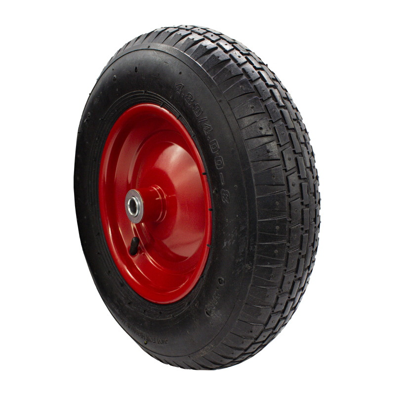 Колесо к тачке пневматическое  4.00-8, 16мм СИЛАЧ (5/5)