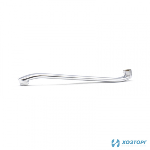 Излив для ванны, изогнутый, 400мм DORON D40S (10/100)