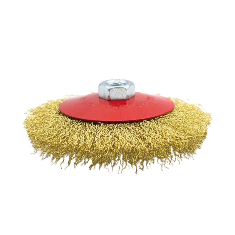 Щетка металлическая для УШМ СИЛАЧ 125мм/М14, тарелка, волнистая (1/40)