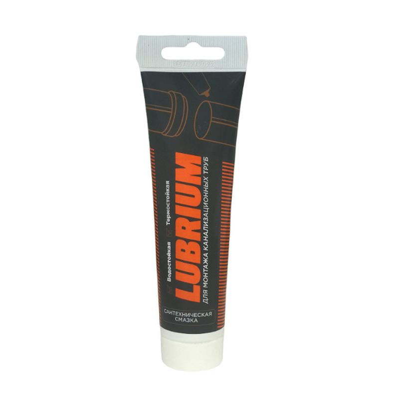Сантехническая смазка LUBRIUM, тюбик 60 мл, с еврослотом 61144 (1/25)