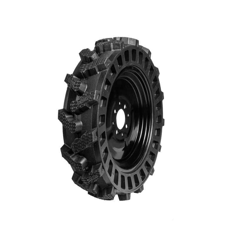 Колесо к МОТОБЛОКУ ЦЕЛЬНОЛИТОЕ 22*5.00-16 СИЛАЧ, диск 8 отверстий, цена за штуку (2/2)