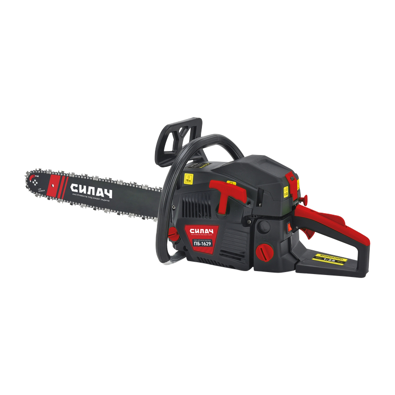  Пила бензиновая цепная СИЛАЧ ПБ-1629 2,1кВт/2,9лс,шина16"/40см,64зв (1/4)