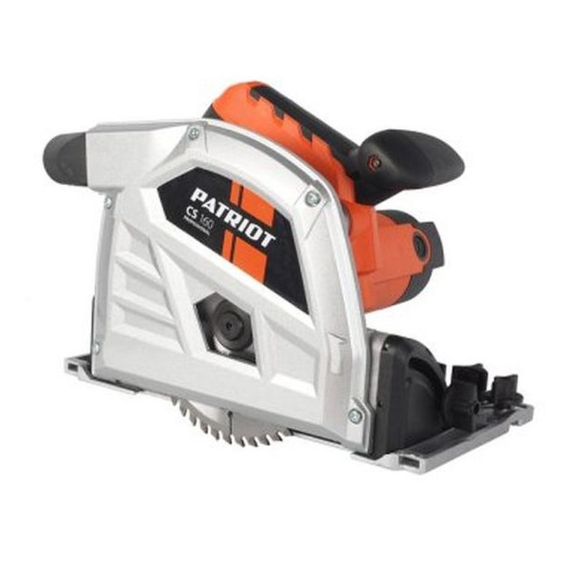  Пила дисковая PATRIOT CS 160 (1200Вт, 165/20мм, 5000 об/мин, угол 45) установка шин (1/4)