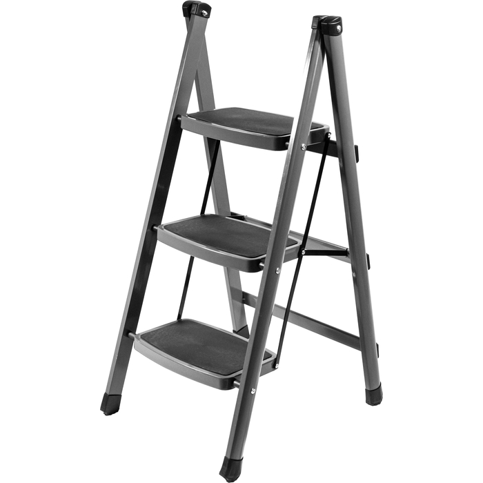 Лестница-стремянка ПОЛЕСАД Стандарт 3-х ступенчатая с широкими антискользящими ступенями (1/1)