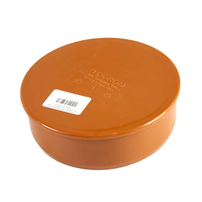 Заглушка канализационная наружная 110  DORON (1/300)