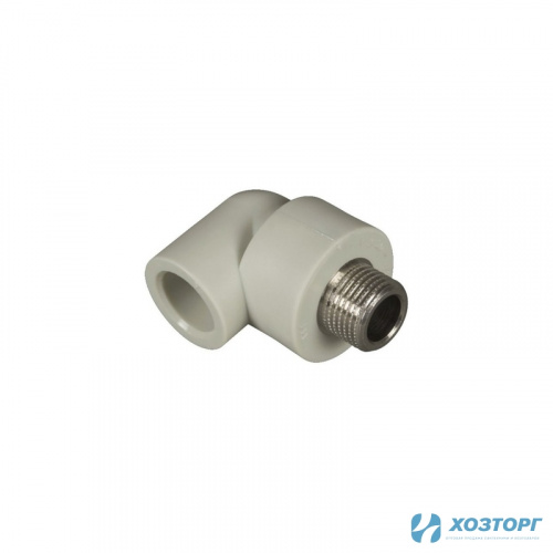 Угольник комбинированный нар.рез. 40*1 1/4 Damento серый (5/30)