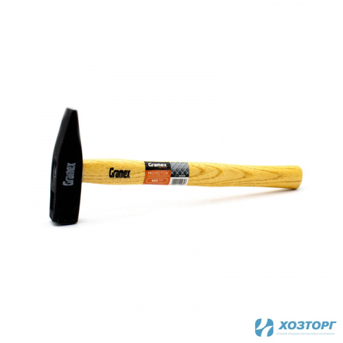 Молоток  400гр. с деревянной ручкой кованый GRAMEX (6/48)