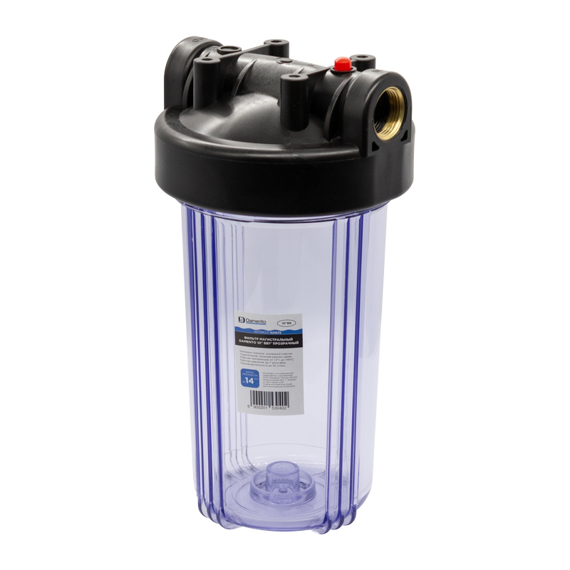  Фильтр магистральный Damento 10" BB1" прозрачный (1/4)