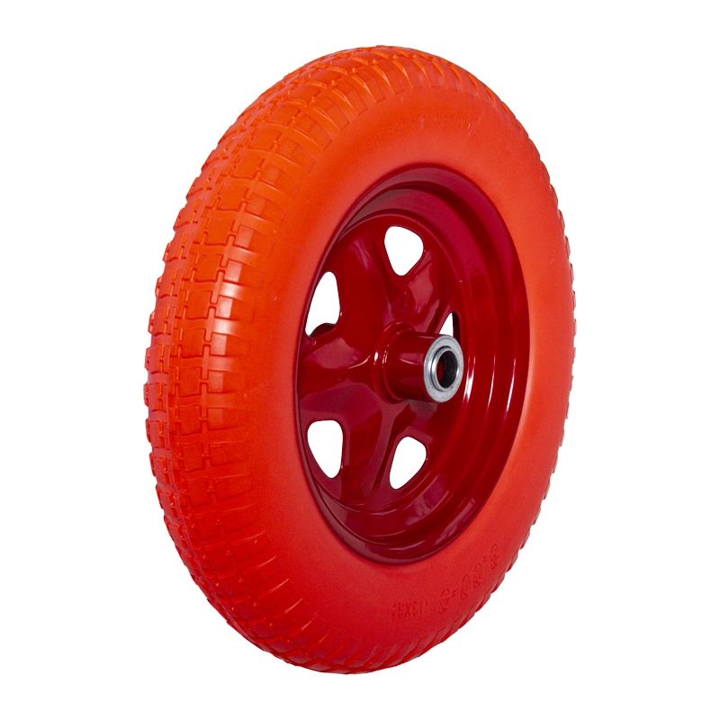 Колесо к тачке ПОЛИУРЕТАНОВОЕ  3.00-8 ,20 мм ПОЛЕСАД (5/90)