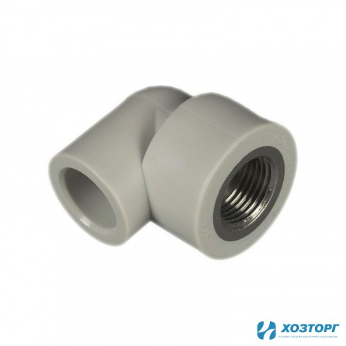 Угольник комбинированный вн.рез. 40*1 1/4 Damento серый (4/20)