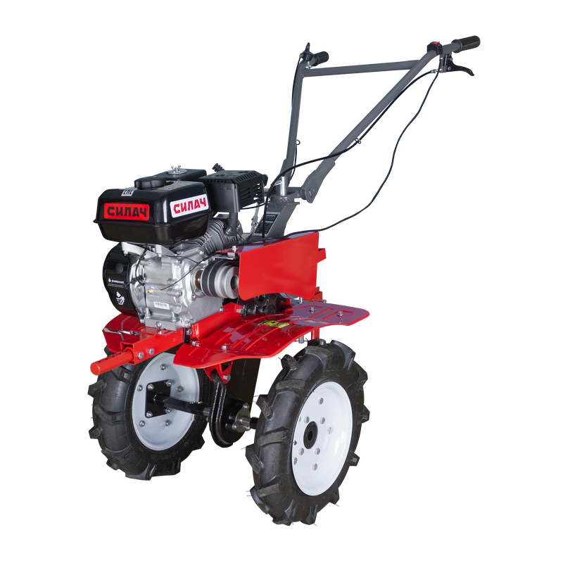 Мотоблок бензиновый  СИЛАЧ МБ 703Р Урал 7,0л.с.,фрезы24мм ,чугунный редуктор(без колес)3+1/с пониженной передачей (1/6)