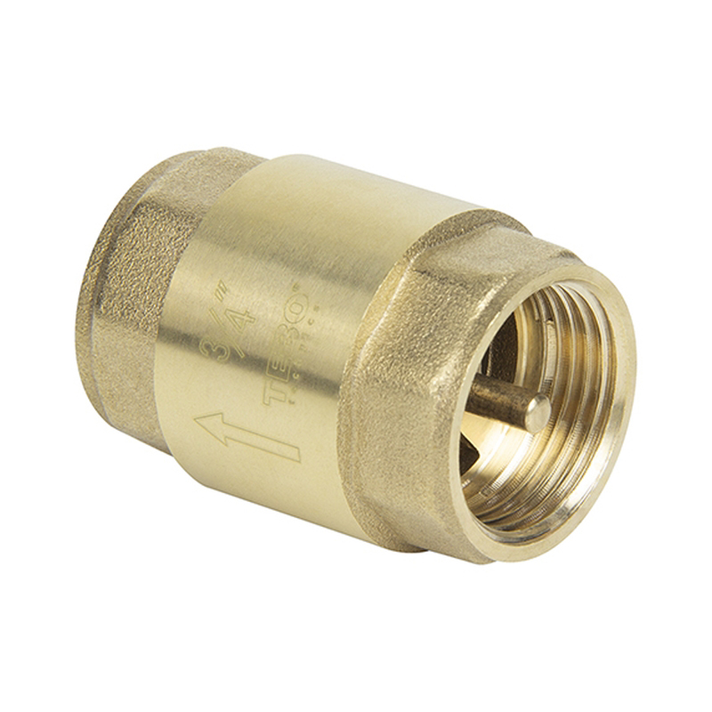 Обратный клапан латунь  3/4" с металическим штоком TEBO T-Ко.701.34.CN (20/160)