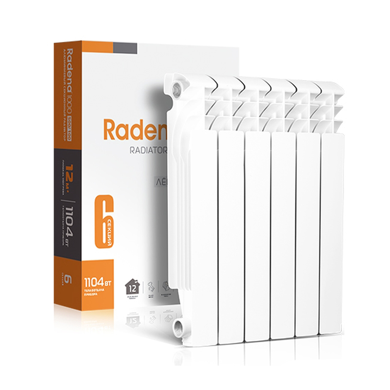 Радиатор алюминиевый  CN-RA Radena R 1000  500/100   6 секций 008010403 (1/1)