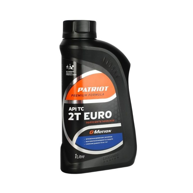 яя_Масло двухтактное полусинтетическое PATRIOT G-Motion 2Т EURO 1л (1/12)