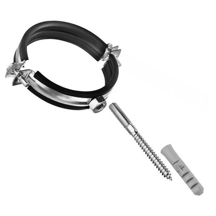 Хомут с резинкой (полный комплект) 1 3/4" (54-58) М8  Damento (2/80)