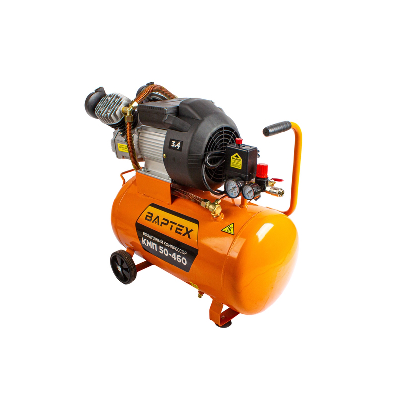 Воздушный компрессор ВАРТЕХ КМП 50-460 (460л/мин, объем50л, 2,5кВт, 10бар, 2850об/мин) (1/6)