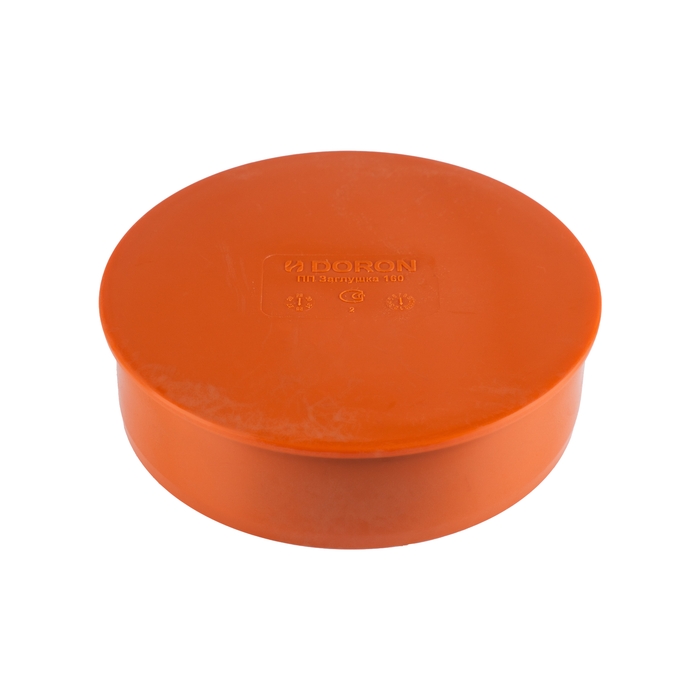 Заглушка канализационная наружная 160 DORON (1/100)