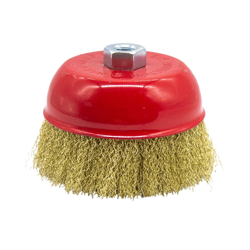 Щетка металлическая для УШМ СИЛАЧ 125мм/М14, чашка, волнистая (1/40)