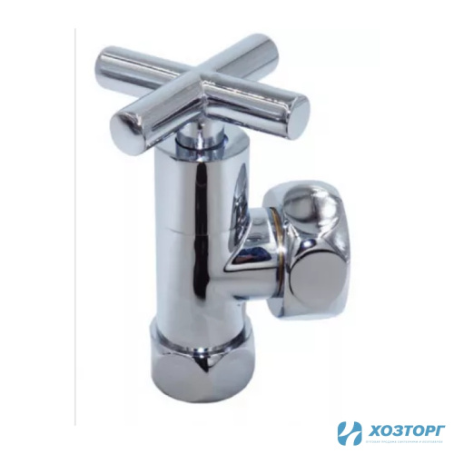 Кран угловой для полотенцесушителя, крестовинный, 1/2г-*1г TIM KV10-LFF042 пара (1/20)