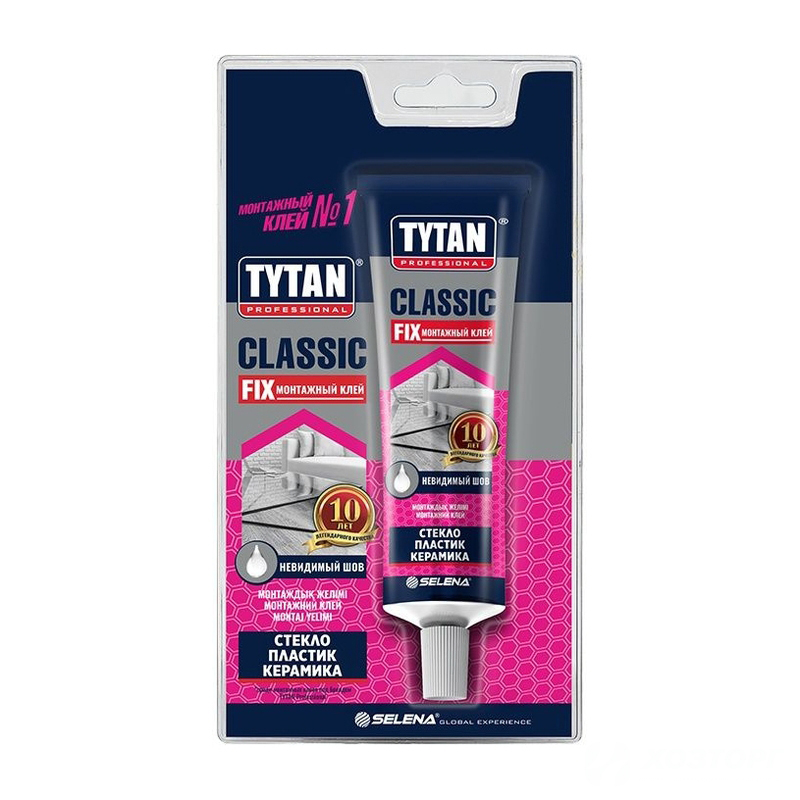 Клей TYTAN  PROFESSIONAL Classic Fix, прозрачный, 100 мл 00388 (1/12)
