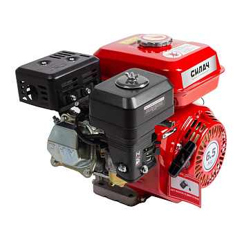 Двигатель СИЛАЧ ДБ-65,6,5 л/с,объем двигателя-196см.куб, бензобак 3,6 л,D вала 20, с датчиком  уровня масла (1/24)